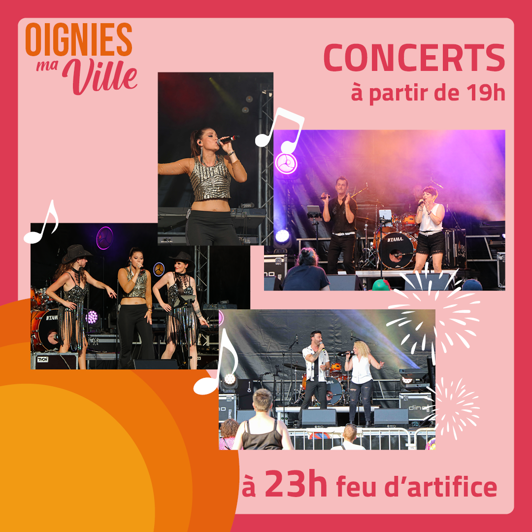 concerts et feu d'artifice