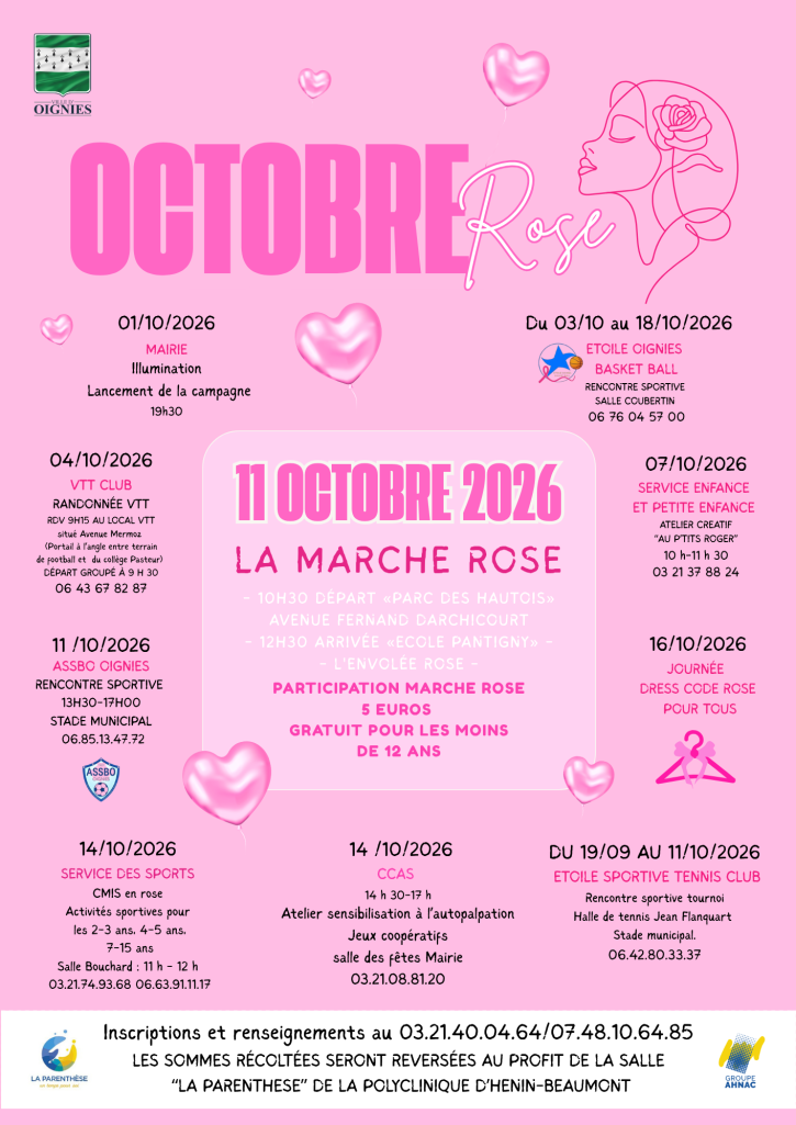 Programme Octobre Rose 2026